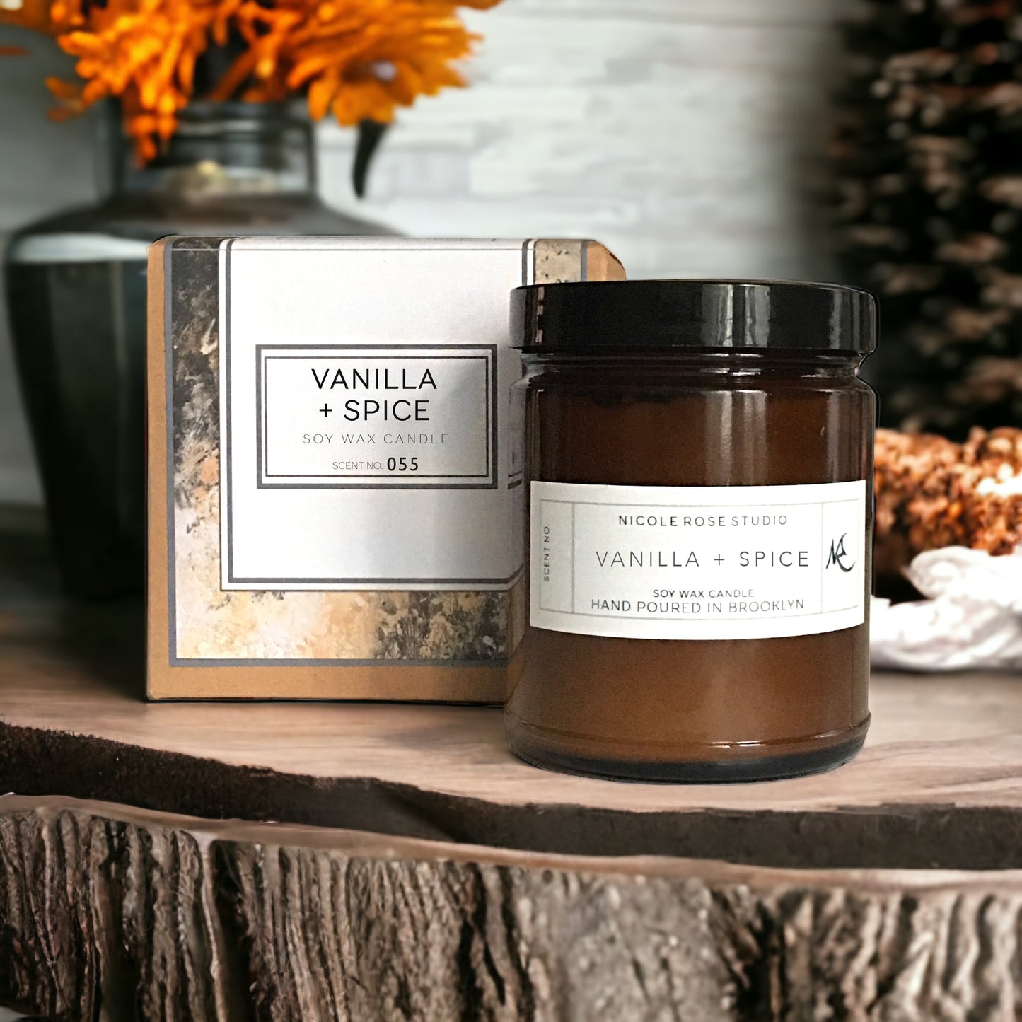 Vanilla + Spice Soy Wax Candle