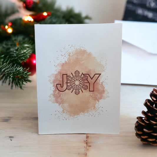 Joy to the World Printable Greeting Cards, Christmas Notecards