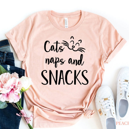 Cats Naps & Snacks T-shirt