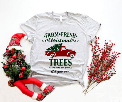 Rustic Farm Fresh Christmas Shirt